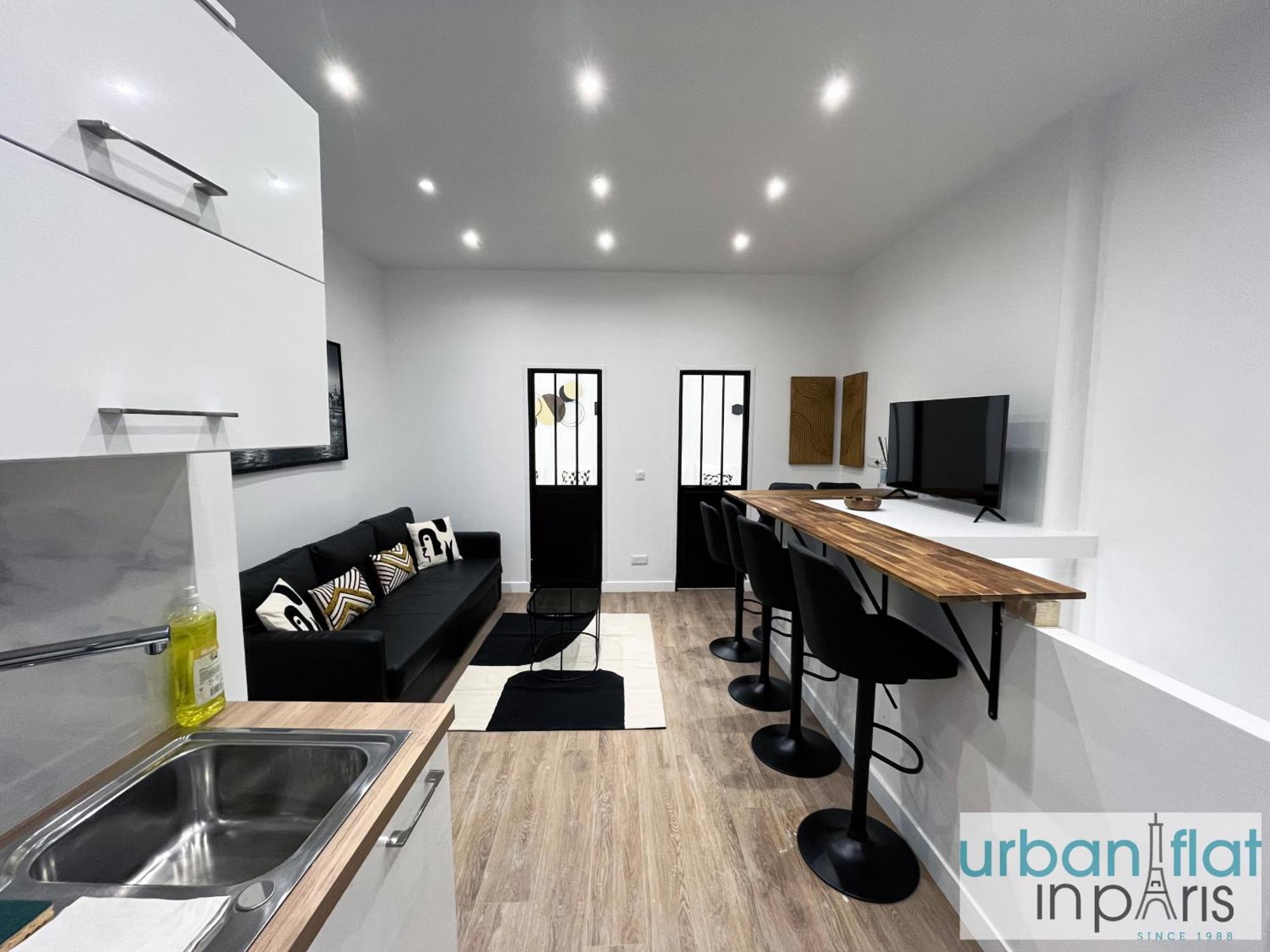 Urban Flat 01 - Charming 2 Bedroom Flat In Montorgueil * Parijs